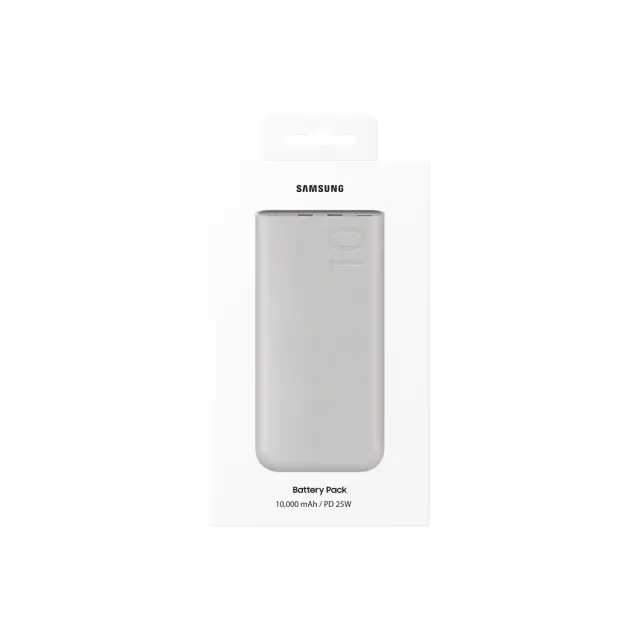 Samsung® FastCharge Powerbank με 2xUSB-C 25W 10000mAh- Beige 3