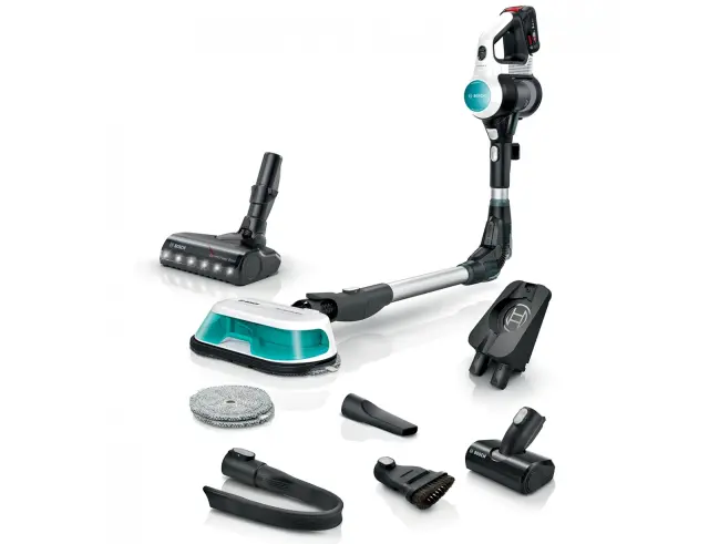 Επαναφορτιζόμενη 2 σε 1 Ηλεκτρική Σκούπα Bosch Unlimited 7 ProHygienic Aqua BCS71HYG3 με ισχύ 18.0V και χωρητικότητα κάδου 0.3 L BCS71HYG3 2
