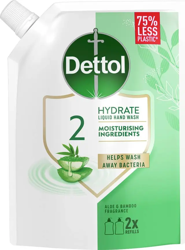Dettol Hydrate Aloe Vera & Bamboo Ανταλλακτικό Υγρό Κρεμοσάπουνο 500ml