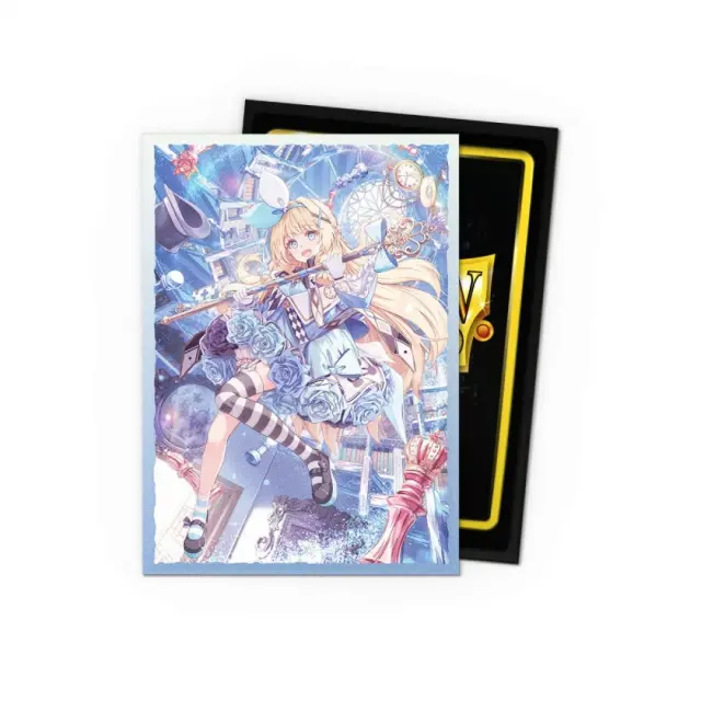 Dragon Shield Standard size License Sleeves - Alice, Golden Queen (100 Sleeves) 2