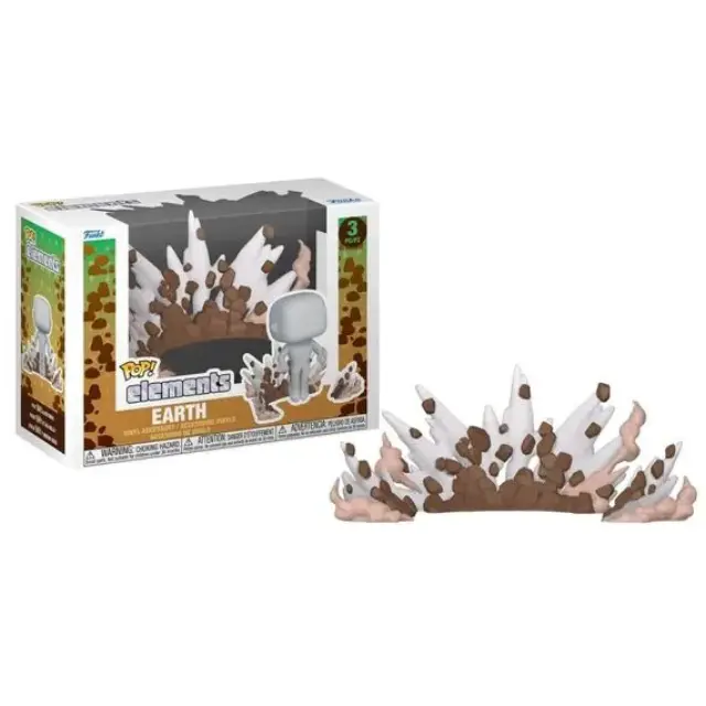 Earth POP! Nooks Vinyl Figure Dirt/Rock 5 cm