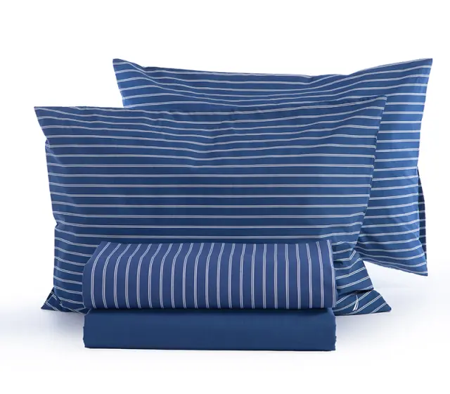 Nef-Nef Homeware Σεντόνι Σετ Διπλό Nautica Coast 200x270 True Navy