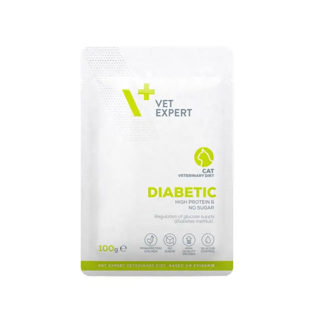 VET EXPERT Veterinary Diet Diabetic Cat - wet food for cats - 100g