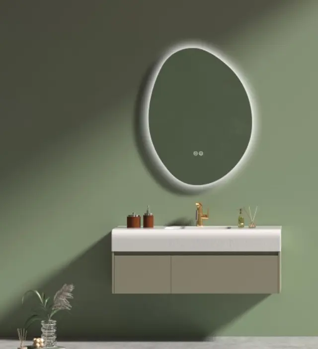 ΚΑΘΡΕΦΤΗΣ ΜΠΑΝΙΟΥ LED ΑΦΗΣ MIRRORLUX IANTHE S-4945 ΑΣΥΜΜΕΤΡΟΣ 800Χ600MM
