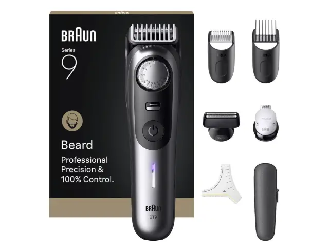 Επαναφορτιζόμενη Ξυριστική Μηχανή Braun Series 9 BT9520 με 9 εξαρτήματα και 52 ρυθμίσεις κοπήςBT9520 2