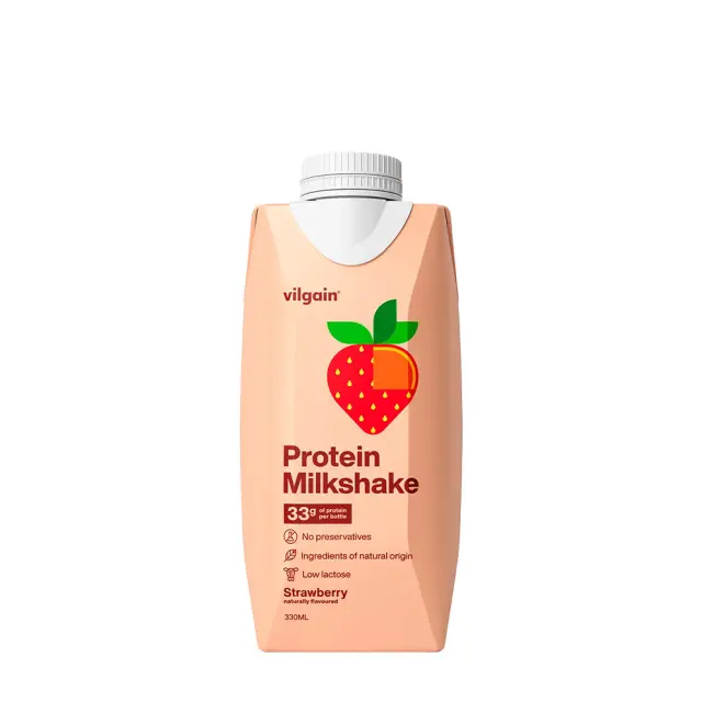Vilgain Protein Milkshake Strawberry