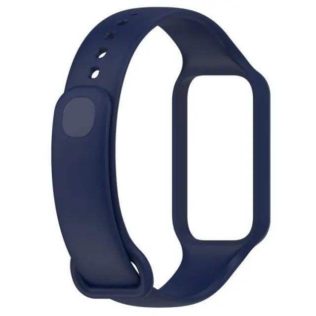 Ανταλλακτικό Λουράκι Σιλικόνης για Xiaomi Redmi Smart Band 2/8 Active - Midnight Blue OEM 2