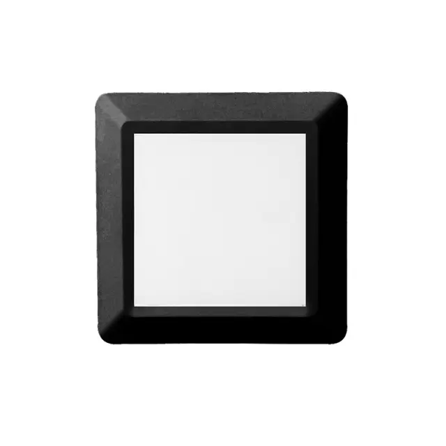 LED WALL SQUARE LUMINAIRE BLACK 230V AC IP65 4W 3000K 270LM RA80 / SLIM51NB