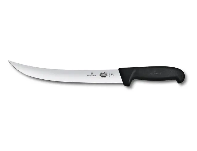 Μαχαίρι Σφαγής Victorinox Fibrox με καμπύλη λεπίδα και μήκος 25cm - Black5.7203.25 2