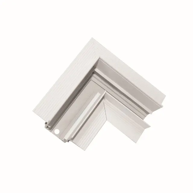 Aca Light ΓΩΝΙΑ 90° ΓΙΑ ΜΑΓΝΗΤΙΚΗ ΡΑΓΑ TRIMLESS ΛΕΥΚΗ