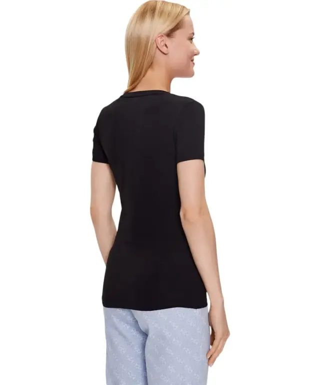 Guess - Γυναικείο T-Shirt V‑Neck W2YI45J1314-JBLK Μαύρο 3