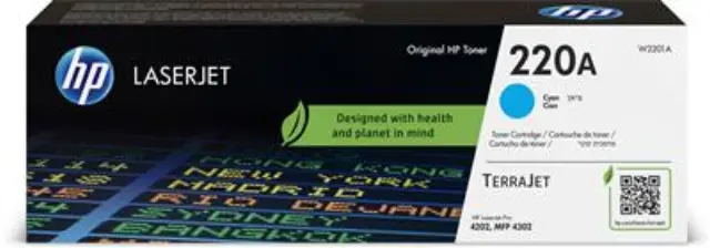 HP 220a Γνήσιο Toner Laser Εκτυπωτή Κυανό 1800 Σελίδων W2201A