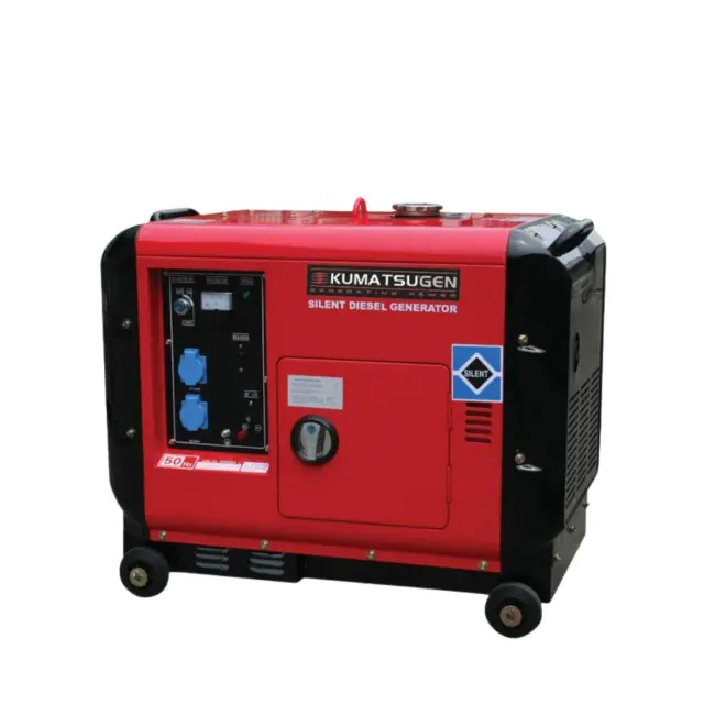 Kumatsugen GP8000MA - Γεννήτρια Πετρελαίου 6.6kVA, 10,56Hp, AVR, + Μπαταρία + Μπουζόκλειδο (003809)