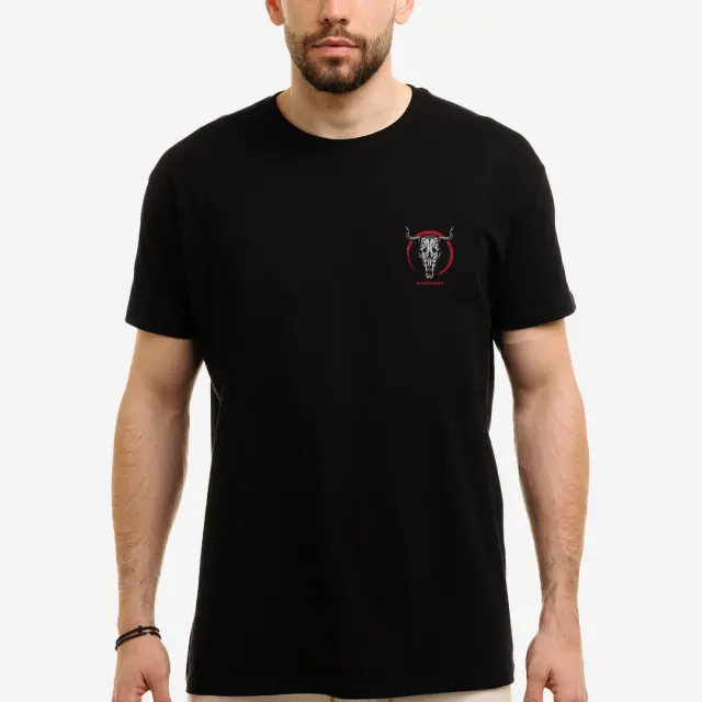 T-shirt Noshame® Μαύρο με τύπωμα Taurus - 132563 - XXL 2