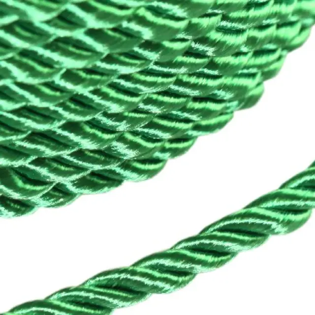 Κορδόνι Twisted Green Ø4mm ~5m