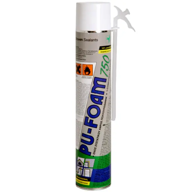 Αφρός Πολυουρεθάνης Χειρός DEN BRAVEN PU-FOAM 750ml