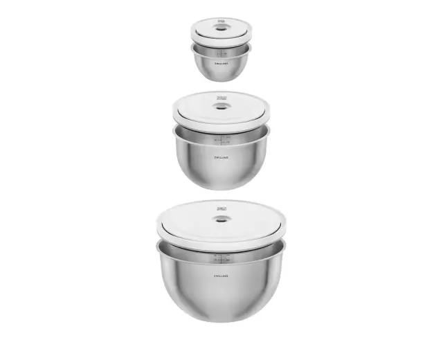 Σετ Δοχεία Τροφίμων Fresh & Save Zwilling με καπάκια και χωρητικότητα 0.35lt, 2lt, 4.5lt - 3 τεμάχια 1031017 2