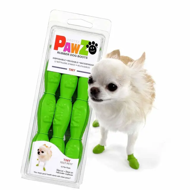 PAWZ - Dog Boots Tiny - Apple Green 6328040 - Pet Supplies