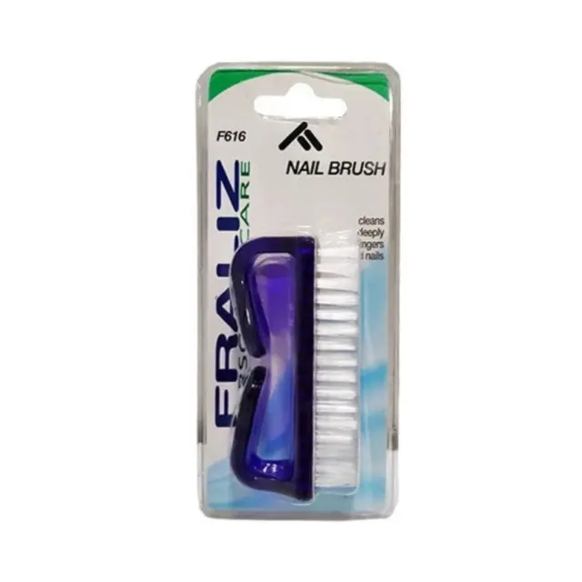Fraliz F616 Nail Brush Βουρτσάκι Νυχιών Μωβ, 1 τεμάχιο