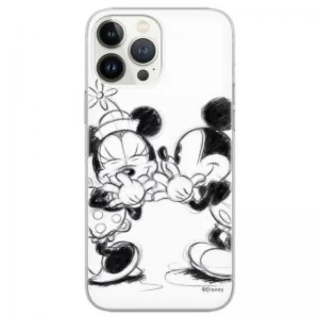 Θήκη Soft TPU Disney Xiaomi Redmi 12C Mickey & Minnie 010 Full Print Λευκό N64004 2