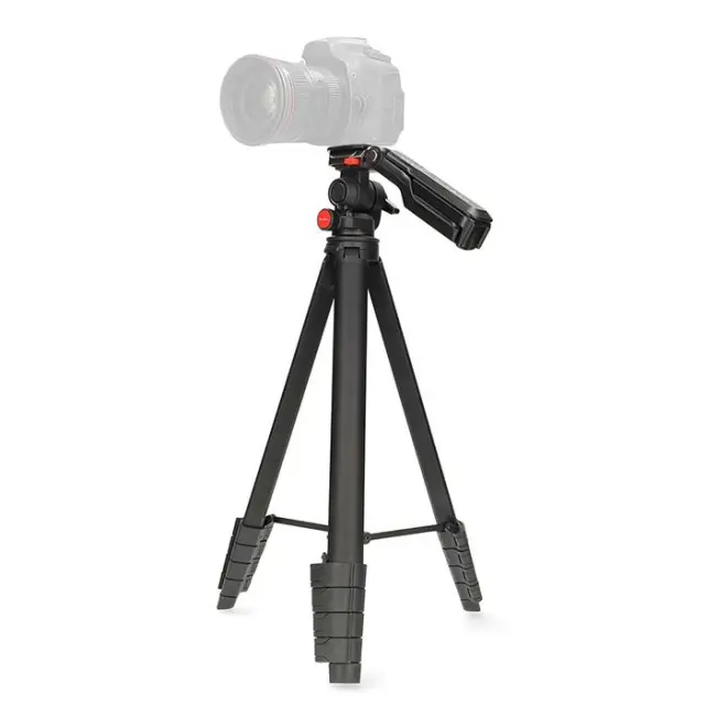 Τρίποδο αλουμινίου με max. ύψος 154cm για φωτογραφικές μηχανές και smartphones.