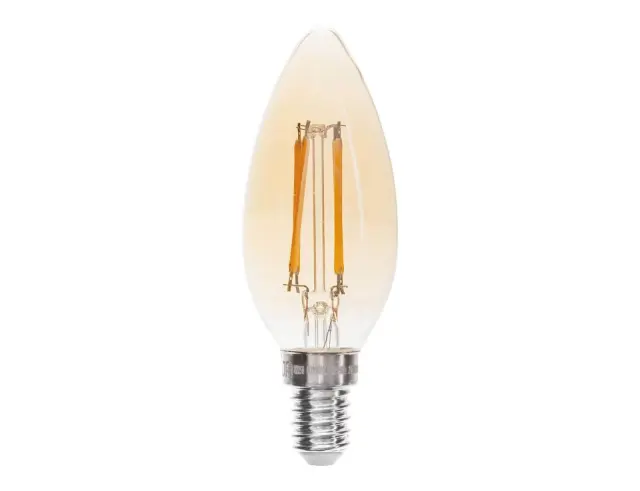 Λάμπα LED Amber Straight C35 Atmosphera για ντουί E14 - 4.2W - Θερμό Λευκό 168250