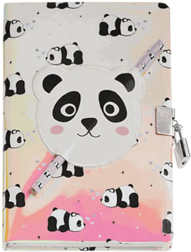Miquelrius B2Fun Ημερολόγιο με Κλειδαριά Ριγέ 80Φύλλα My Secrets Panda / 075845 (MIQUELRIUS)