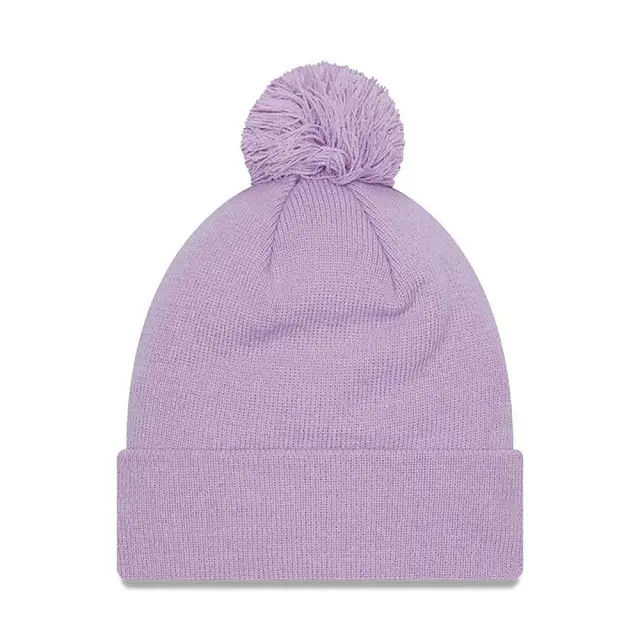 New Era Women's Metallic Pom Stone New York Yankees Beanie Μωβ 60364280 (New Era) - One Size 2