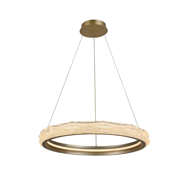 ΚΡΕΜΑΣΤΟ ΦΩΤΙΣΤΙΚΟ ACA HM251456 ΧΡΥΣΟ LED 45W 2700K-3000K-4000K IP20 D60XH120CM / HM251456
