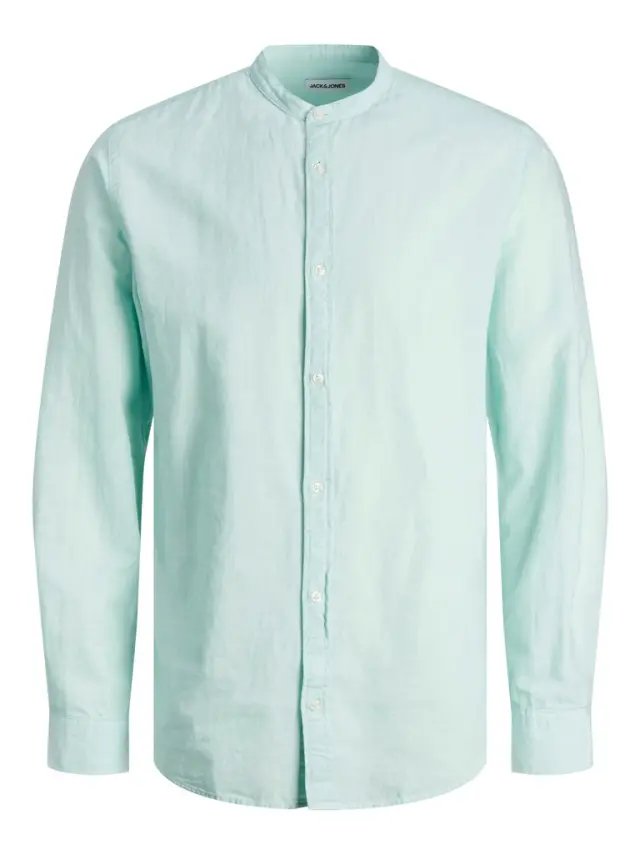 JJELINEN BLEND BAND SHIRT LS SN soothing sea