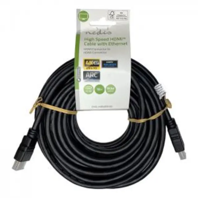 Καλώδιο High speed HDMI with Ethernet, HDMI αρσ. - HDMI αρσ., 10m. 3