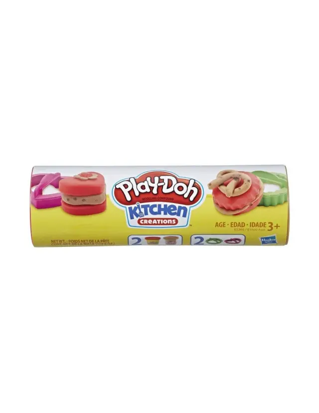 Hasbro Play-Doh Cookie Canister Play Food Με 2 Χρώματα (Chocolate Chip Cookie) E5100 / E5205