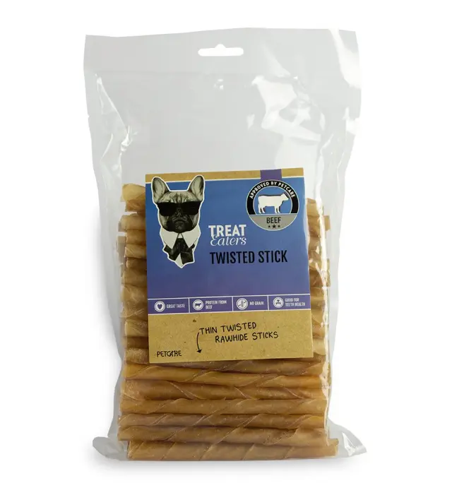 Treateaters - Twisted stick natural 500g - 19502 - Pet Supplies