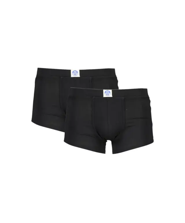 North Sails - Ανδρικά Εσώρουχα 2Pack NS01UTR01-BLACK Μαύρο - S 3