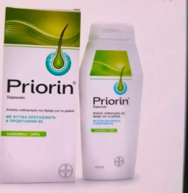 PRIORIN® Bayer Σαμπουάν Θρέψης - Με Φυτικά Εκχυλίσματα & Βιταμίνες - Κανονικά ή Ξηρά Μαλλιά 200 ml