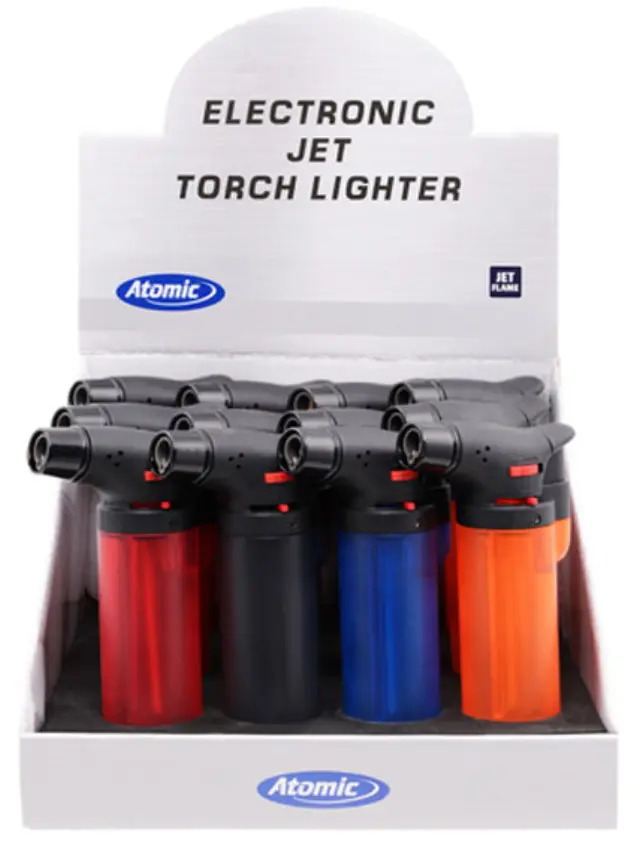 Atomic Αναπτήρας Αντιανεμικός - Mega Easy Torch Διάφανος 2