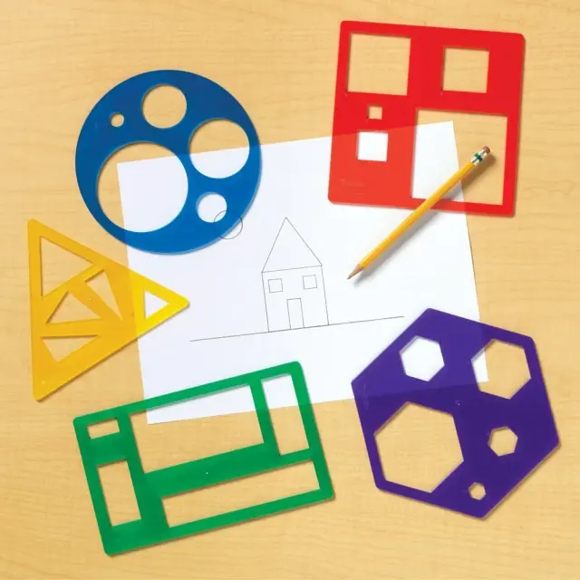 Learning Resources Εκπαιδευτικός Εξοπλισμός - Σετ Σχεδίασης Σχημάτων για 4+ ετών LER 5440 2