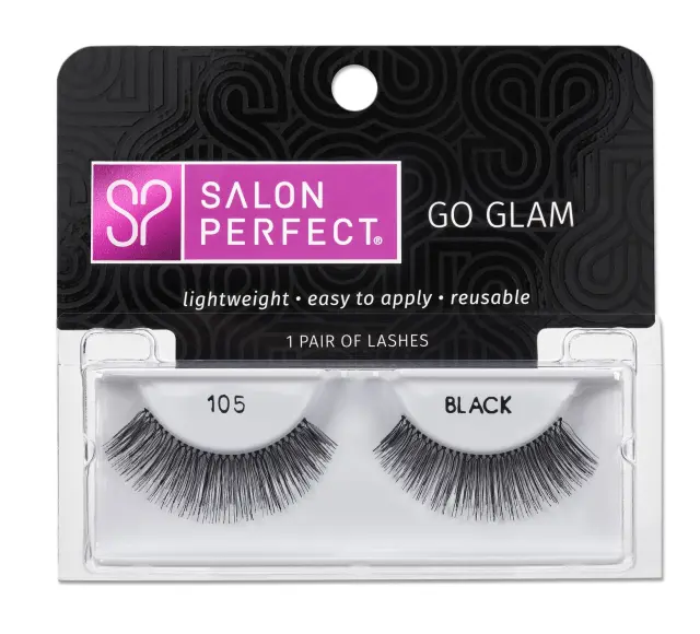 Salon Perfect Βλεφαρίδες Go Glam | Απόχρωση 111 Black