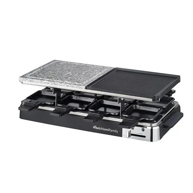 Melchioni Ηλεκτρικό Grill Olimpia Raclette 1200W Black (OLIMPIA)