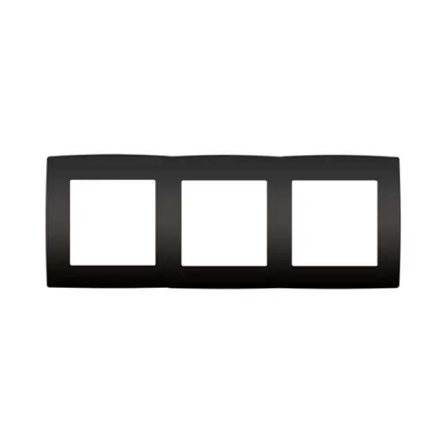 PRIME ΠΛΑΙΣΙΟ 3 ΘΕΣΕΩΝ ΜΑΤ ΑΝΘΡΑΚΙ IP20 / 1000119205