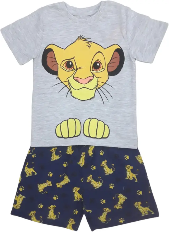 Πιτζάμα Καλοκαιρινή Disney Simba Lion Grey 8010350 - 4 Y (104cm)