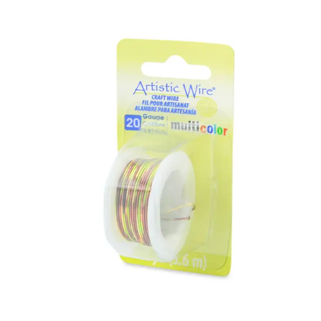 Σύρμα Artistic Wire - Ø0.81mm - Multicolor (Brown/Green/Gold) - 3.6m