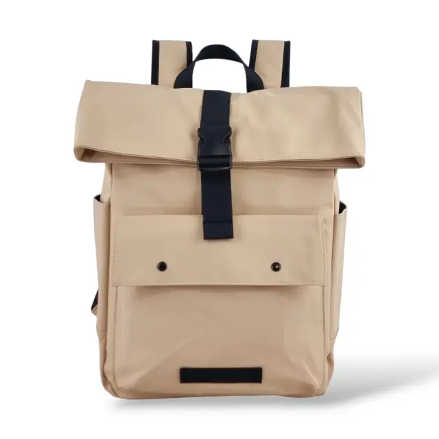 Αδιάβροχο Σακίδιο Πλάτης Rolltop 30x12x43 MCAN M-516. 17lt - Μαύρο