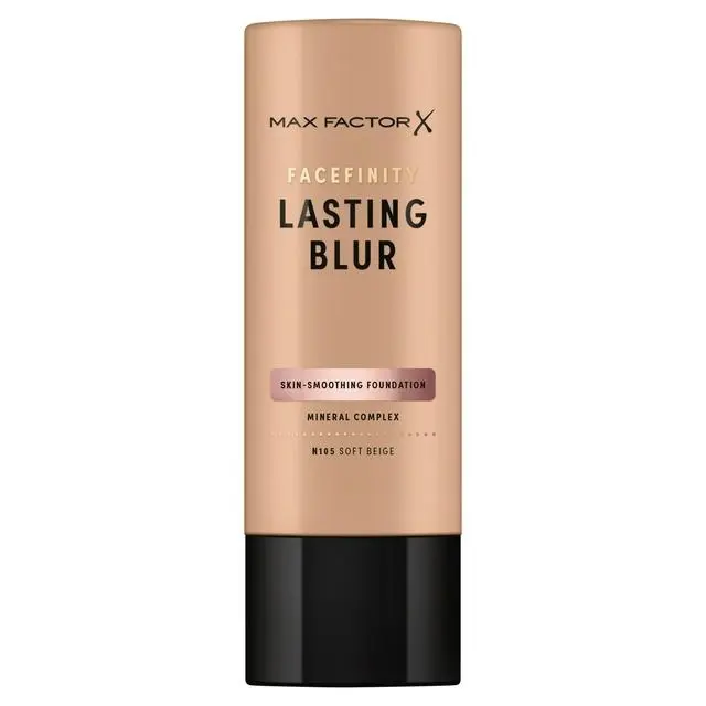 Max Factor Facefinity Lasting Blur Foundation 105 Soft Beige Make Up 35ml