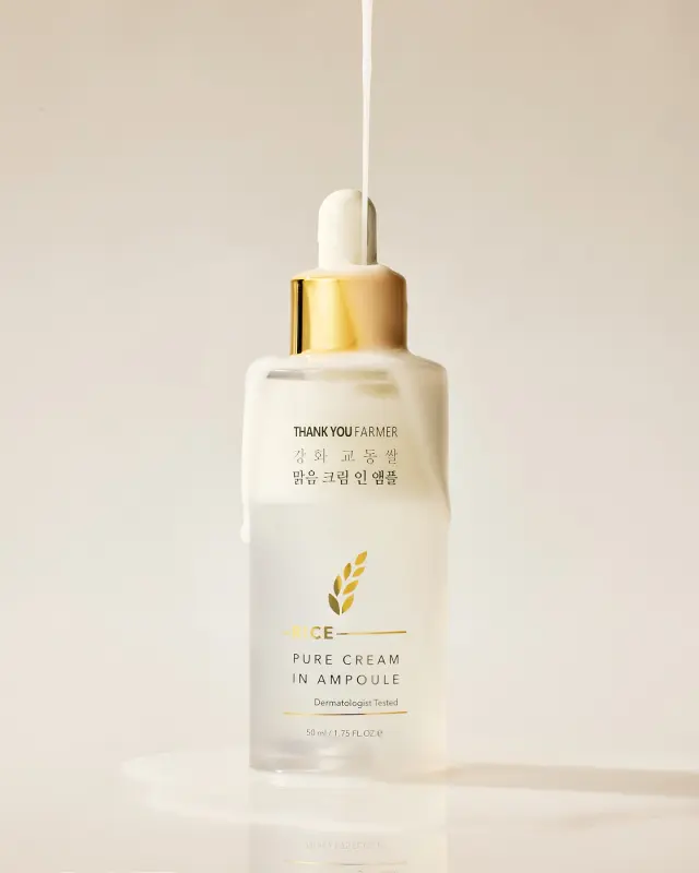 Rice Pure Cream In Ampoule Κρέμα μέσα σε αμπούλα που περιέχει Εκχύλισμα Ρυζιού για Λεύκανση, Λάμψη και Ενυδάτωση 50ml 3