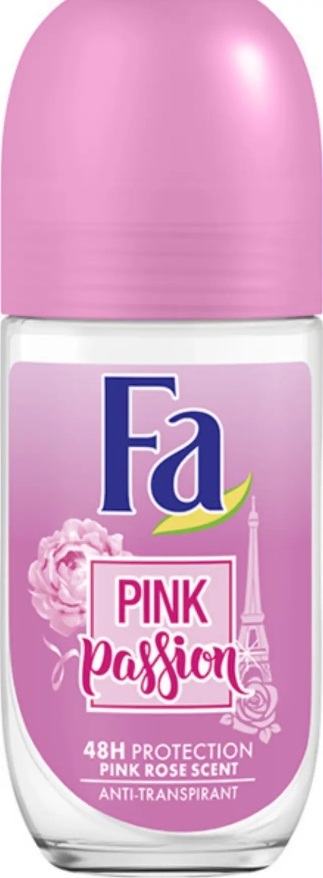 Fa Pink Passion Floral Scent (Γυάλινο) Αποσμητικό 48h σε Roll-On 50ml
