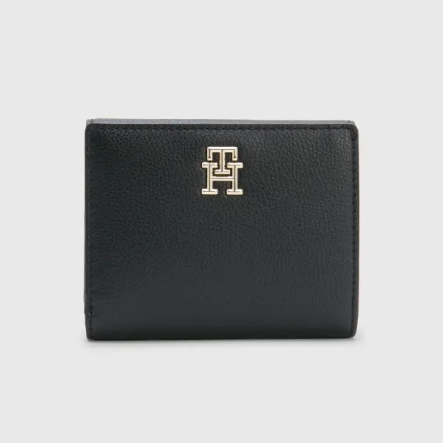 Tommy Hilfiger - Γυναικείο Πορτοφόλι Th Casual Bi-Fold Wallet AW0AW14634-BDS Μαύρο