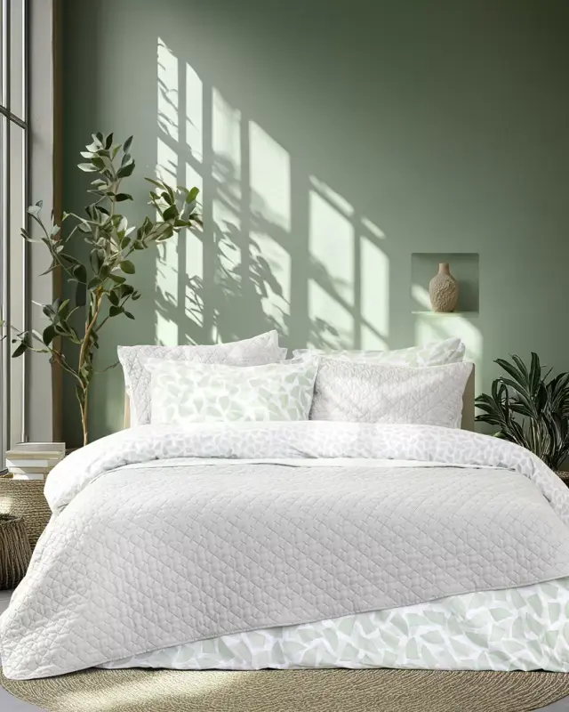 Nima Home Κουβερλί Μονό 160x240 - Arden Gray / Mint Γκρι, Μέντα, Πράσινο