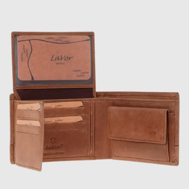 Πορτοφόλι Lavor 1-3834 CRUNCH Καφέ - ONESIZE 2