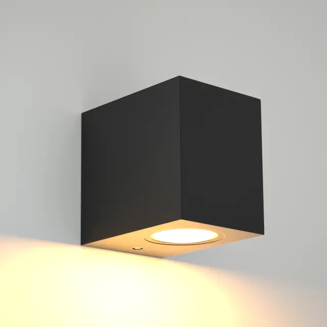 it-Lighting Norman 1xGU10 Outdoor Up or Down Wall Lamp Anthracite D:8cmx7cm (80200444) 2